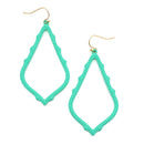 Epoxy Coat Accent Cut Out Earring E2550