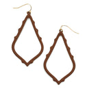 Epoxy Coat Accent Cut Out Earring E2551