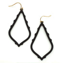 Epoxy Coat Accent Cut Out Earring E2552
