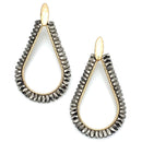Bead Crystal Accent Post Earrings E2566