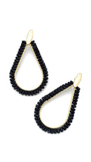 Bead Crystal Accent Post Earrings E2569