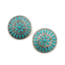 Western Navajo Design Accent Stud Earrings E2598