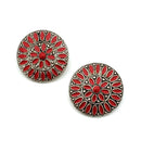 Western Navajo Design Accent Stud Earrings E2599