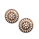 Western Navajo Design Accent Stud Earrings E2600
