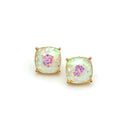 Design Printed Simple Stud Earrings E2602