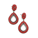 Turquoise Accent Wholesale Western Earrings E2608