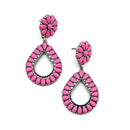 Turquoise Accent Wholesale Western Earrings E2609