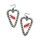 Baseball Sports Theme Accent Wholesale Western Earrings E2611