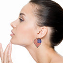 American Flag Themed Wholesale Earrings E2647