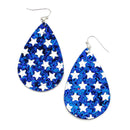 American Flag Themed Wholesale Earrings E2651