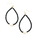 Pearl w/ Crystal bead Accent  Wholesale Fashion Earrings E2671