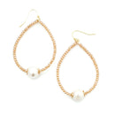 Pearl w/ Crystal bead Accent  Wholesale Fashion Earrings E2678