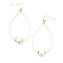 Pearl w/ Crystal bead Accent  Wholesale Fashion Earrings E2678