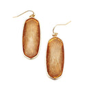Large Acrylic Stone Accent Wholesale Earrings E2680