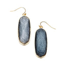 Large Acrylic Stone Accent Wholesale Earrings E2681