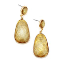 Large Acrylic Stone Accent Wholesale Earrings E2684