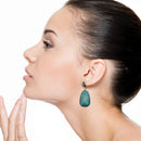 Large Acrylic Stone Accent Wholesale Earrings E2688