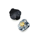 Acetate Flower Accent Post Wholesale Earrings E2692