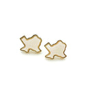 Texas Map Accent Druzy Drop Wholesale Fashion Earrings E2721
