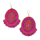 Beaded Accent Western Wholesale Earrings E2740F