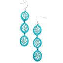 Embedded Crystal Western Drop Accent Western Wholesale Earrings E2746T