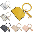Animal Print Accent Phone Wallets W/ Key Chain W2004