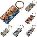 Animal Print Accent Phone Wallets W/ Key Chain W2012