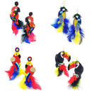 Bird Design Accent Tassel Earrings E2145