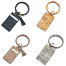 Animal Print Accent Card Wallets W2031