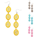 Embedded Crystal Western Drop Accent Western Wholesale Earrings E2746T