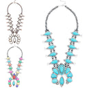 Navajo Squash Blossom Accent Necklace  N3004