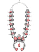 Navajo Squash Blossoms Accent Necklace N3006