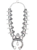 Navajo Squash Blossoms Accent Necklace N3007