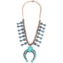 Navajo Squash Blossoms Accent Necklace N3027