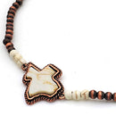 Texas Map W/ Navajo Bead Accent Wholesale Western Necklace  N3041