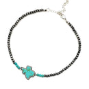 Texas Map W/ Navajo Bead Accent Wholesale Western Necklace  N3041