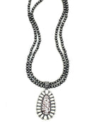 Navajo Pendant w/ Bead Accent Wholesale Western Necklace  N3051