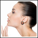 Lady Guadalupe Design Accent Post Earrings E2278