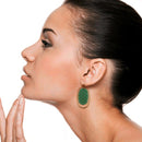 Filigree Accent Oval Earrings E2331