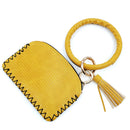 Animal Print Accent Phone Wallets W/ Key Chain W2004