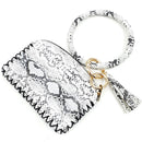 Animal Print Accent Phone Wallets W/ Key Chain W2006