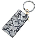 Animal Print Accent Phone Wallets W/ Key Chain W2008