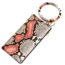 Animal Print Accent Phone Wallets W/ Key Chain W2010