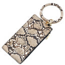 Animal Print Accent Phone Wallets W/ Key Chain W2012