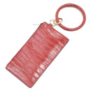 Animal Print Accent Phone Wallets W/ Key Chain W2025