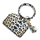 Animal Print Design Accent Coin purse / Wallets W/ Key Chain W2027
